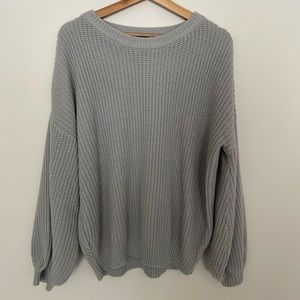 Lumiere Grey Knit Sweater